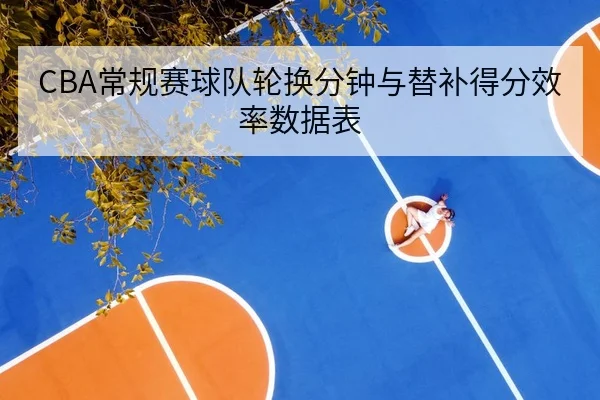 CBA常规赛球队轮换分钟与替补得分效率数据表